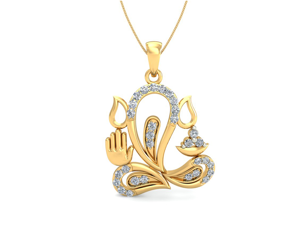 14k gold 2024 pendant